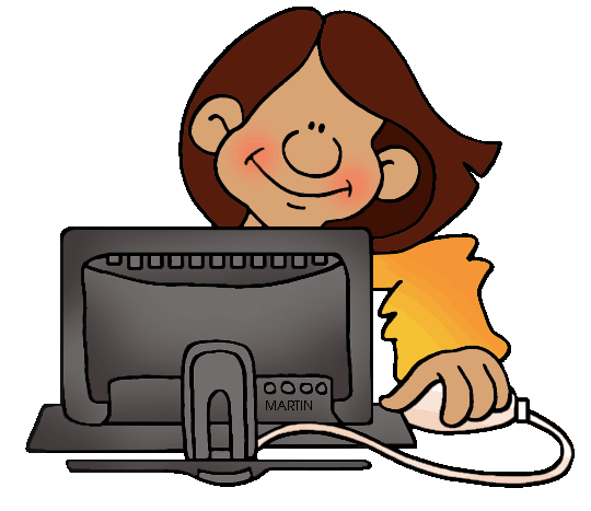 540x467 Cool Computer Girl Clipart Collection