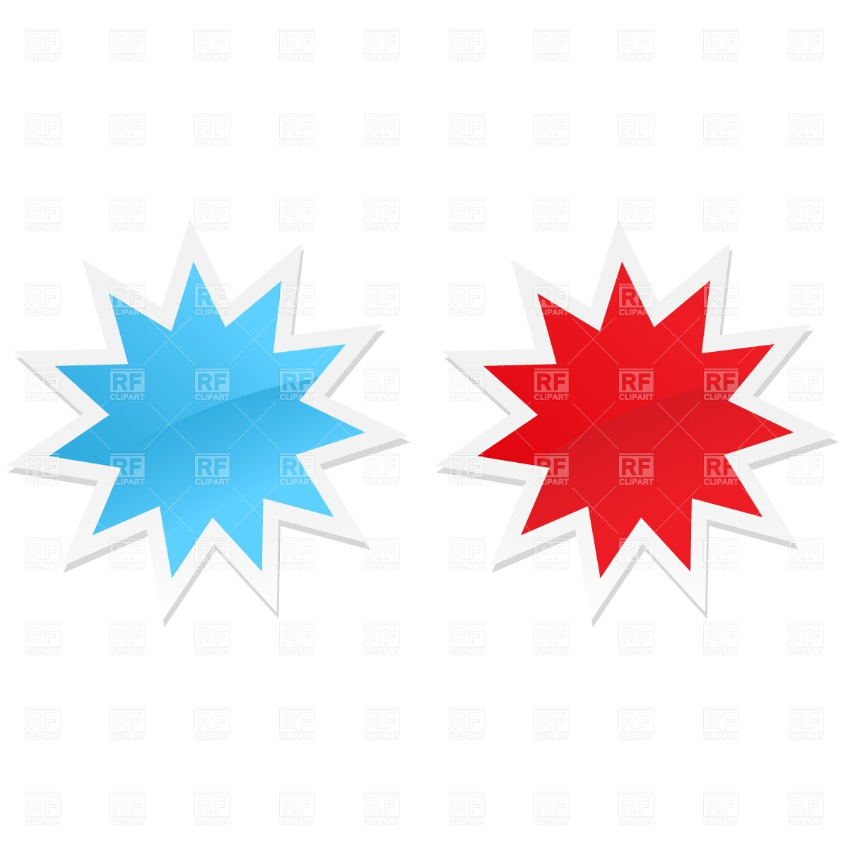 1200x1200 Shiny Stickers Star Shape Free Download Vector Clip Art Image 546