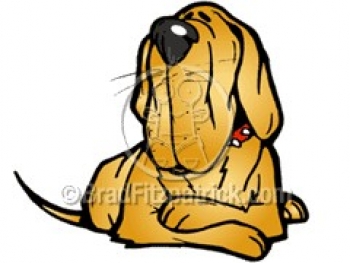 350x263 Hound Clipart Cartoon