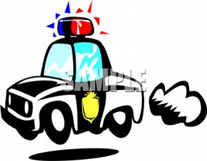 300x234 Lights On A Police Car Clipart Picture