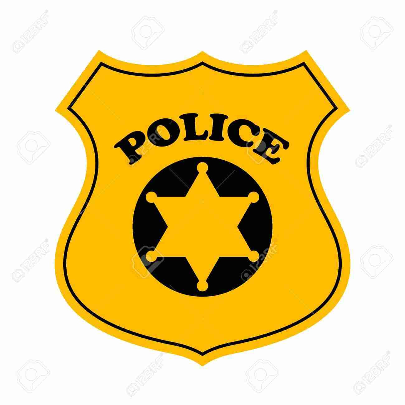 1300x1300 Cop Badge Clipart