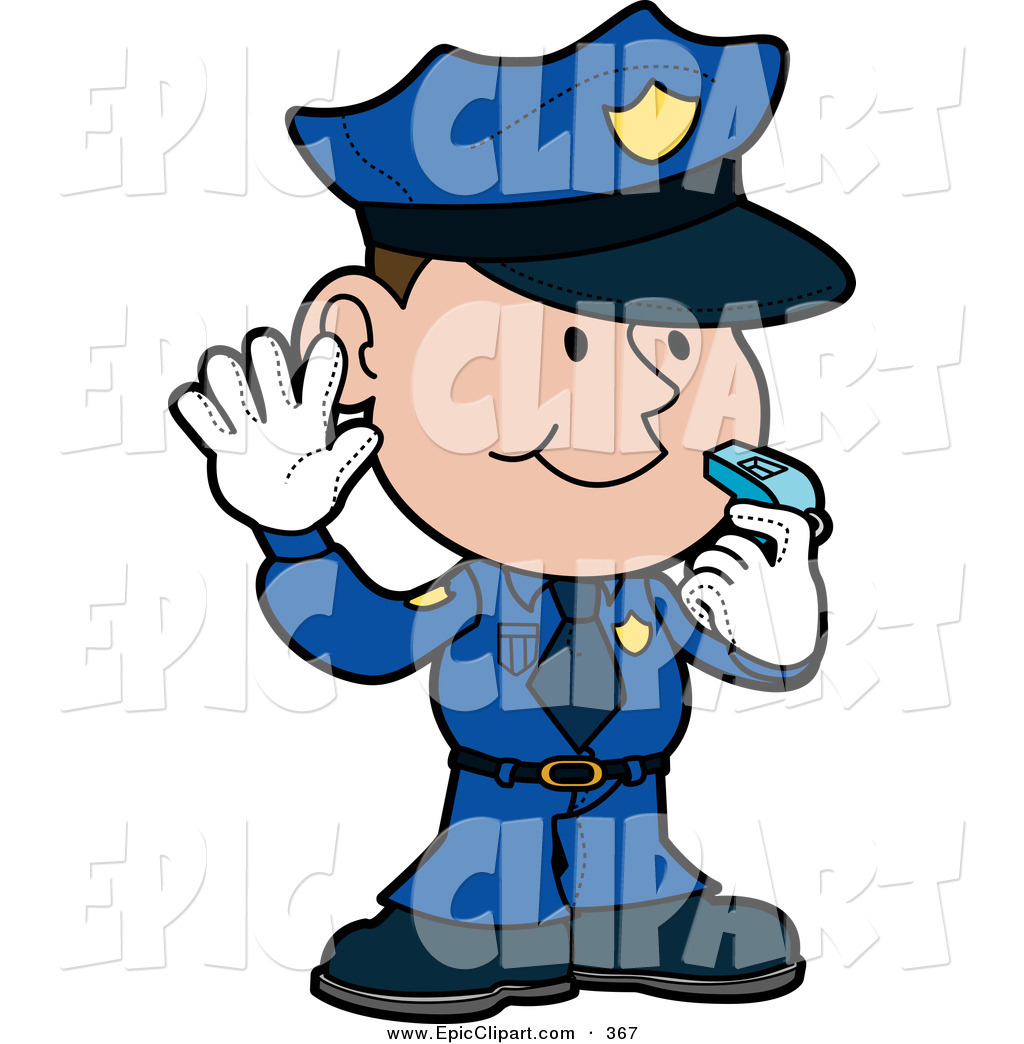 1024x1044 Vector Cliprt Of Friendly Male Caucasian Police Officer In