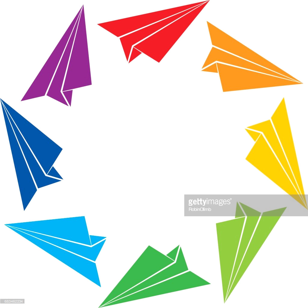 1024x1024 Colored Paper And Pencils Royalty Free Vector Clip Art Image 25591