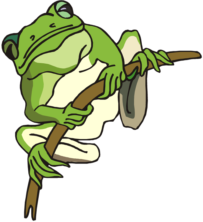 688x750 Green Frog Clipart Spotted Frog