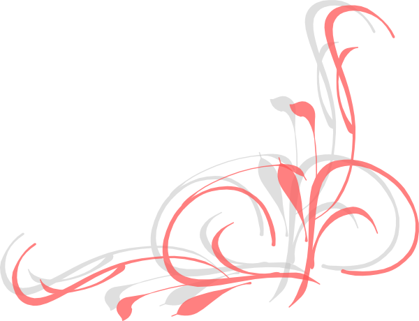 600x460 Coral Clipart Swirl