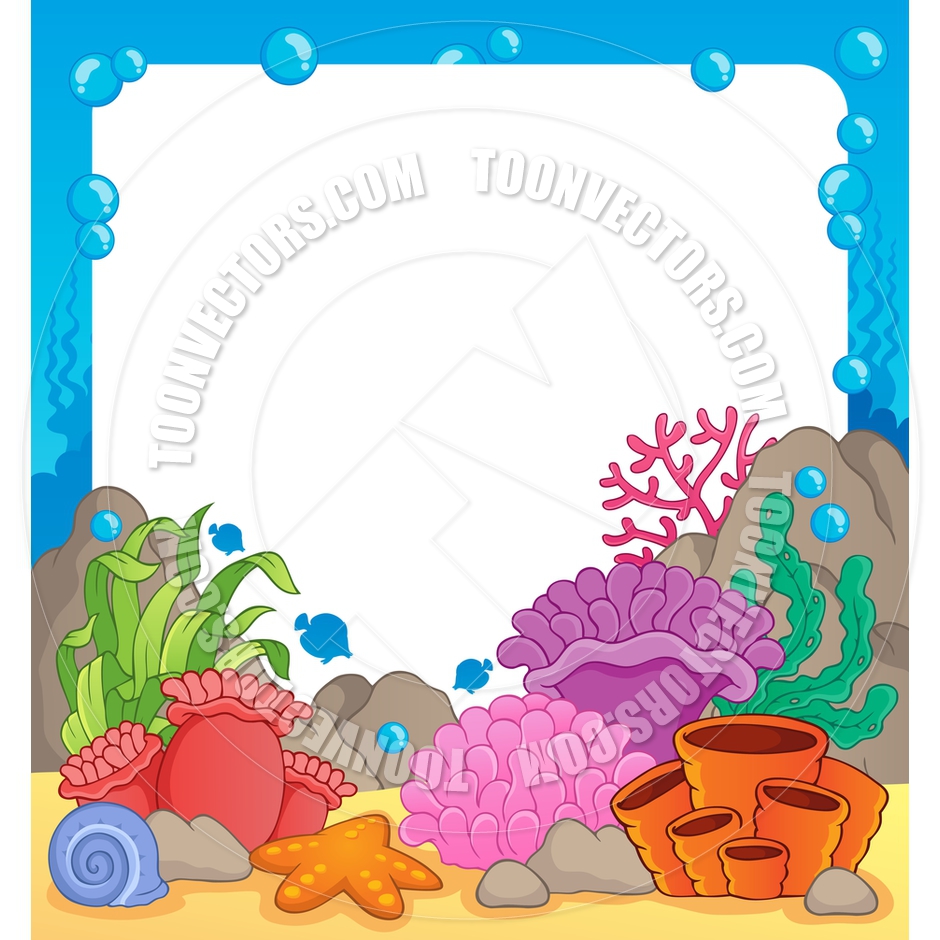 940x940 Coral Reef Clipart Cartoon