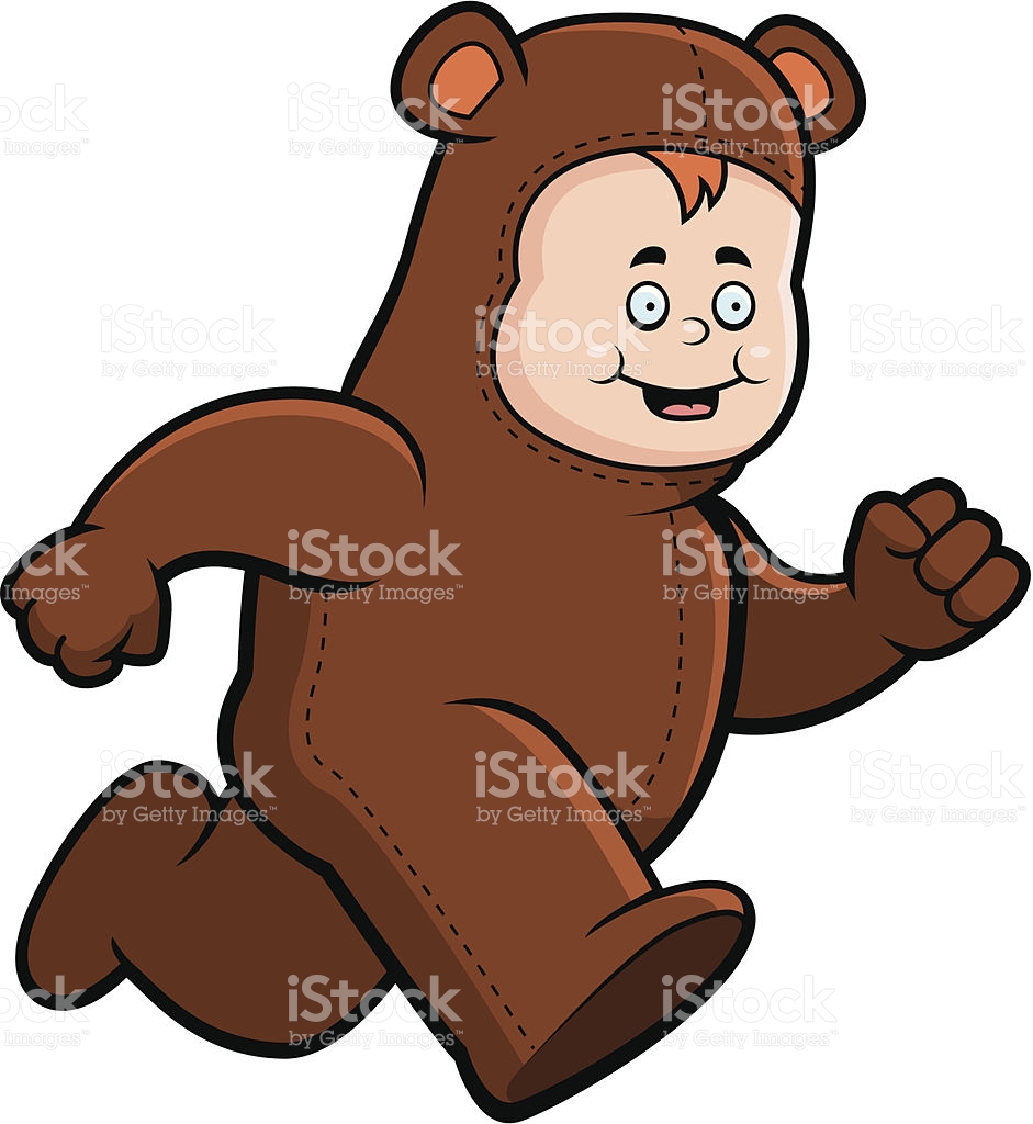 941x1024 Free Clipart Bear Jogging