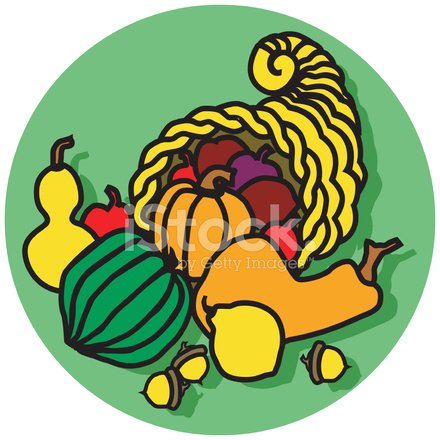 440x440 Cornucopia Icon Stock Vector