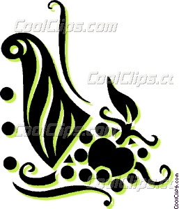 257x300 Cornucopia Vector Clip Art