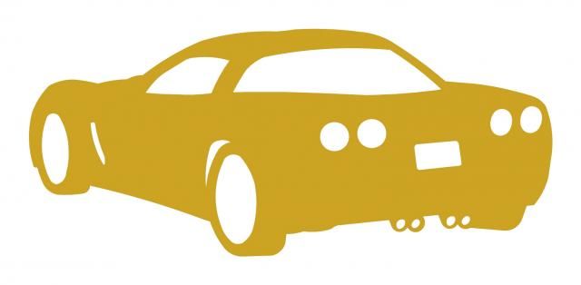 640x314 Corvette Silhouette Clip Art