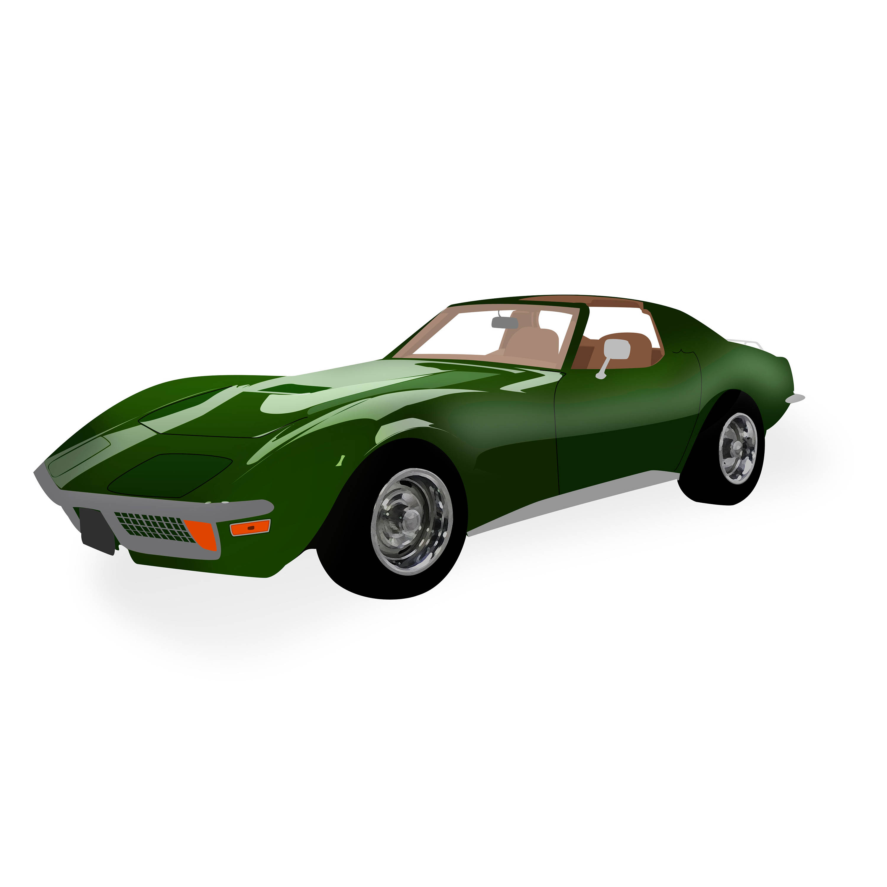 3000x3000 Corvette Stingray Clipart
