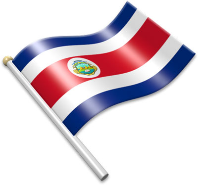 400x374 Costa Rica Clipart Costa Rica Flag Clipart
