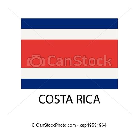 450x413 Costa Rica Flag Clip Art Vector