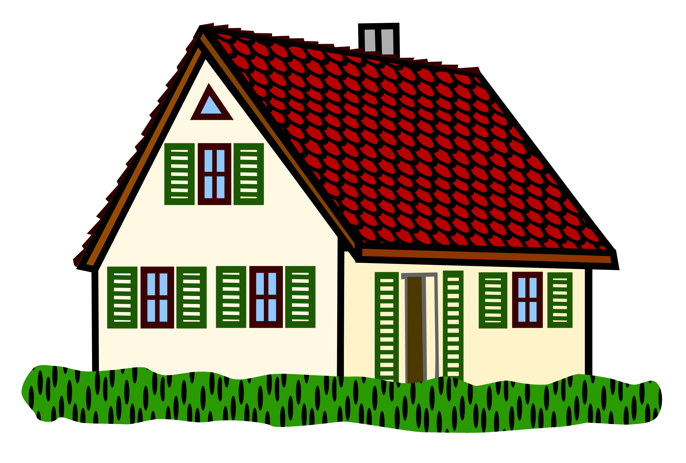 2400x1619 Clip Art Big House Clip Art