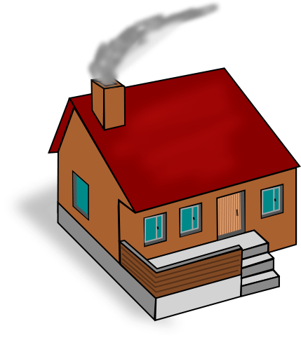 429x485 Free House Clipart