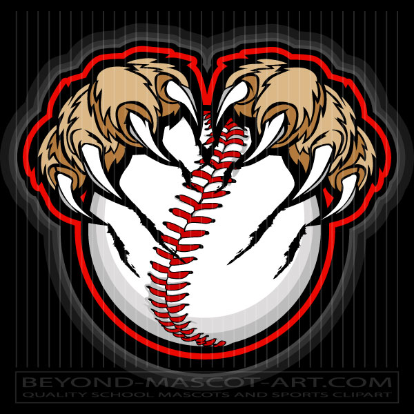 600x600 Baseball Cougar Clip Art Cartoon Vector Baseball Image