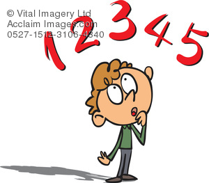 300x263 Clipart Illustration Of A Child Counting