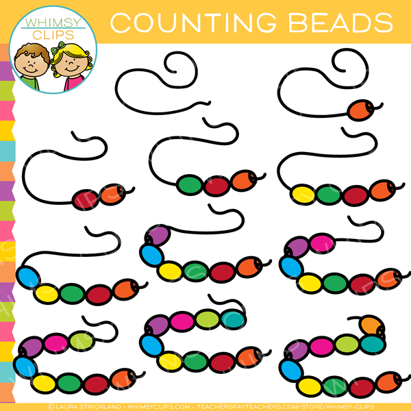 600x600 Counting Beads Clip Art , Images Amp Illustrations Whimsy Clips