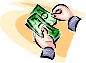 300x222 Human Hands Counting Cash