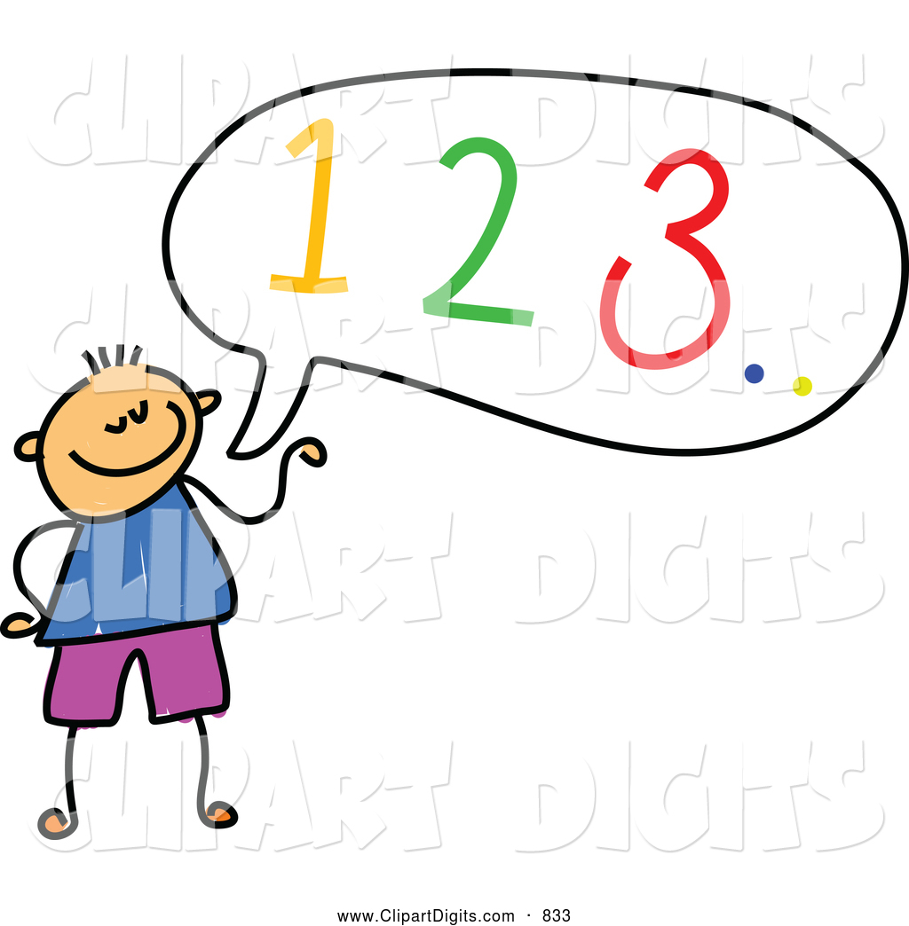 1024x1044 Vector Clip Art Of A Stick Figure Boy Counting Out Loud By Prawny