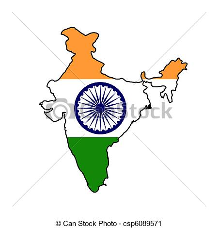 450x470 India Country Clipart