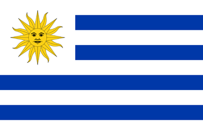 400x267 Uruguay Flag Clipart