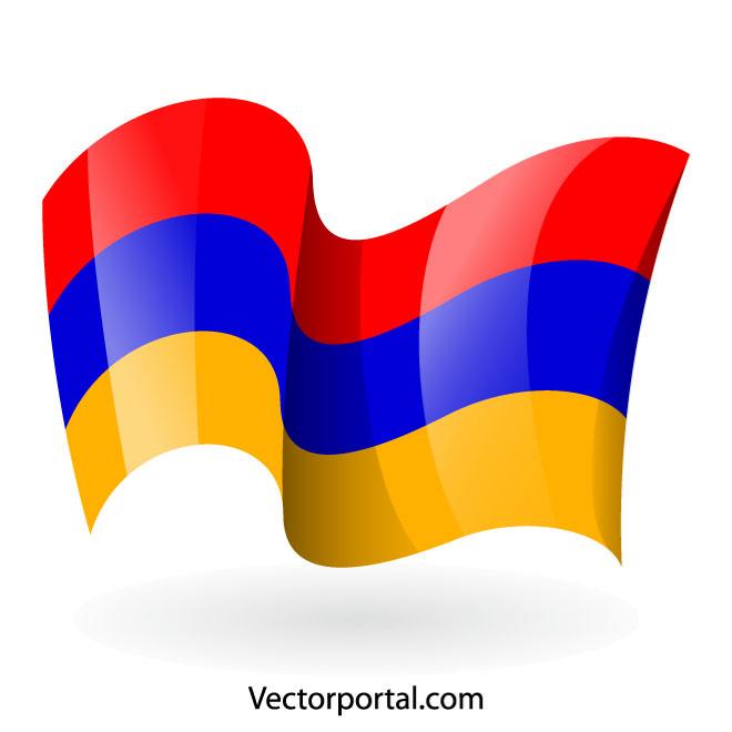 660x660 Armenian Flag Vector Clip Art