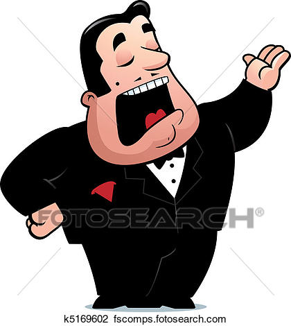 420x470 Opera Singer Clipart