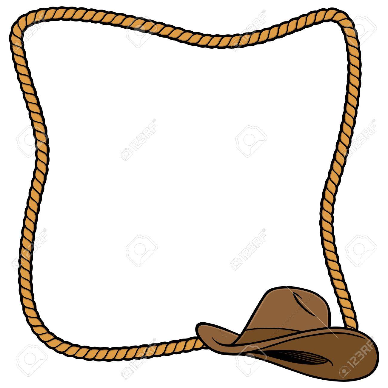 1300x1300 Western Border Clip Art