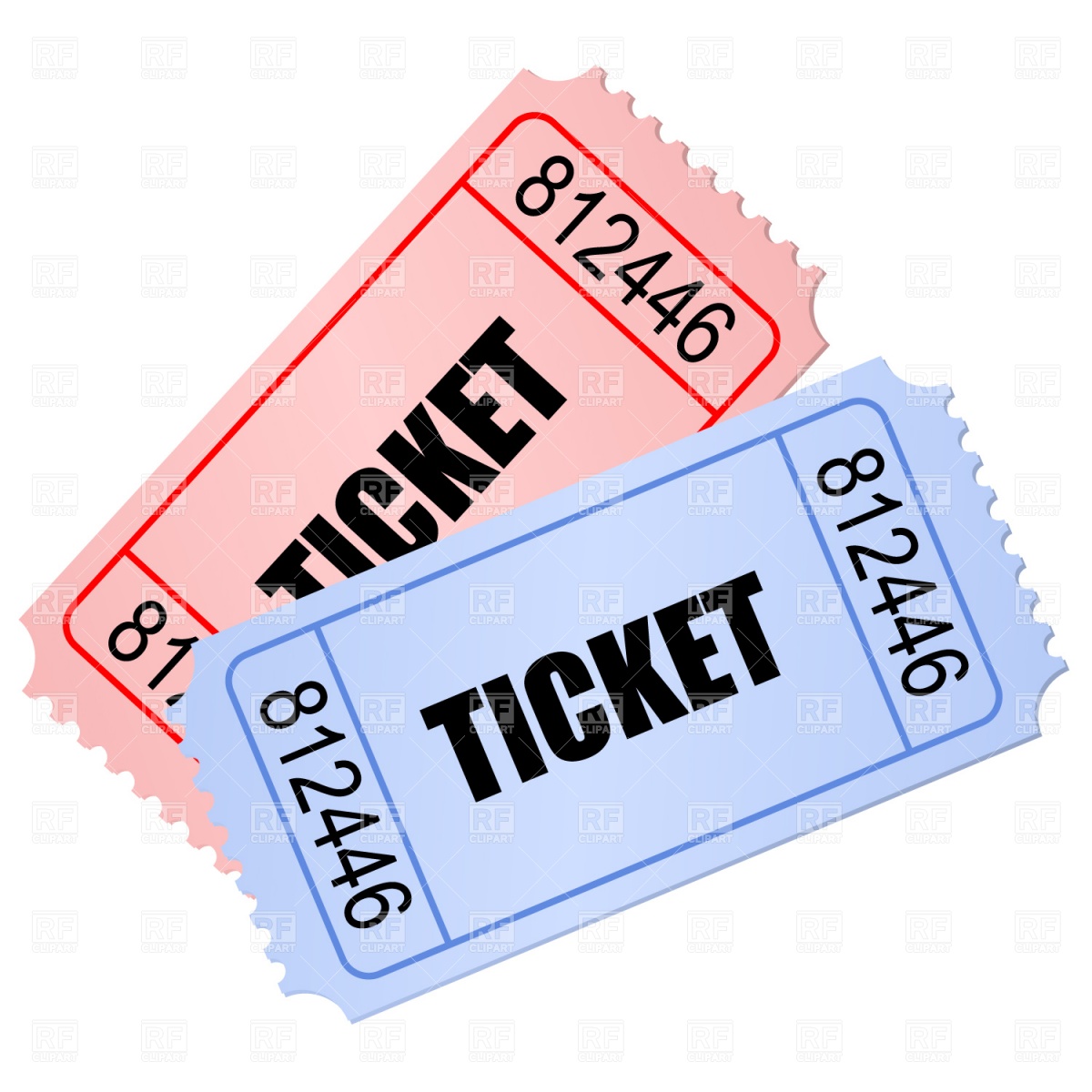 1200x1200 Ticket To Fair Clipart