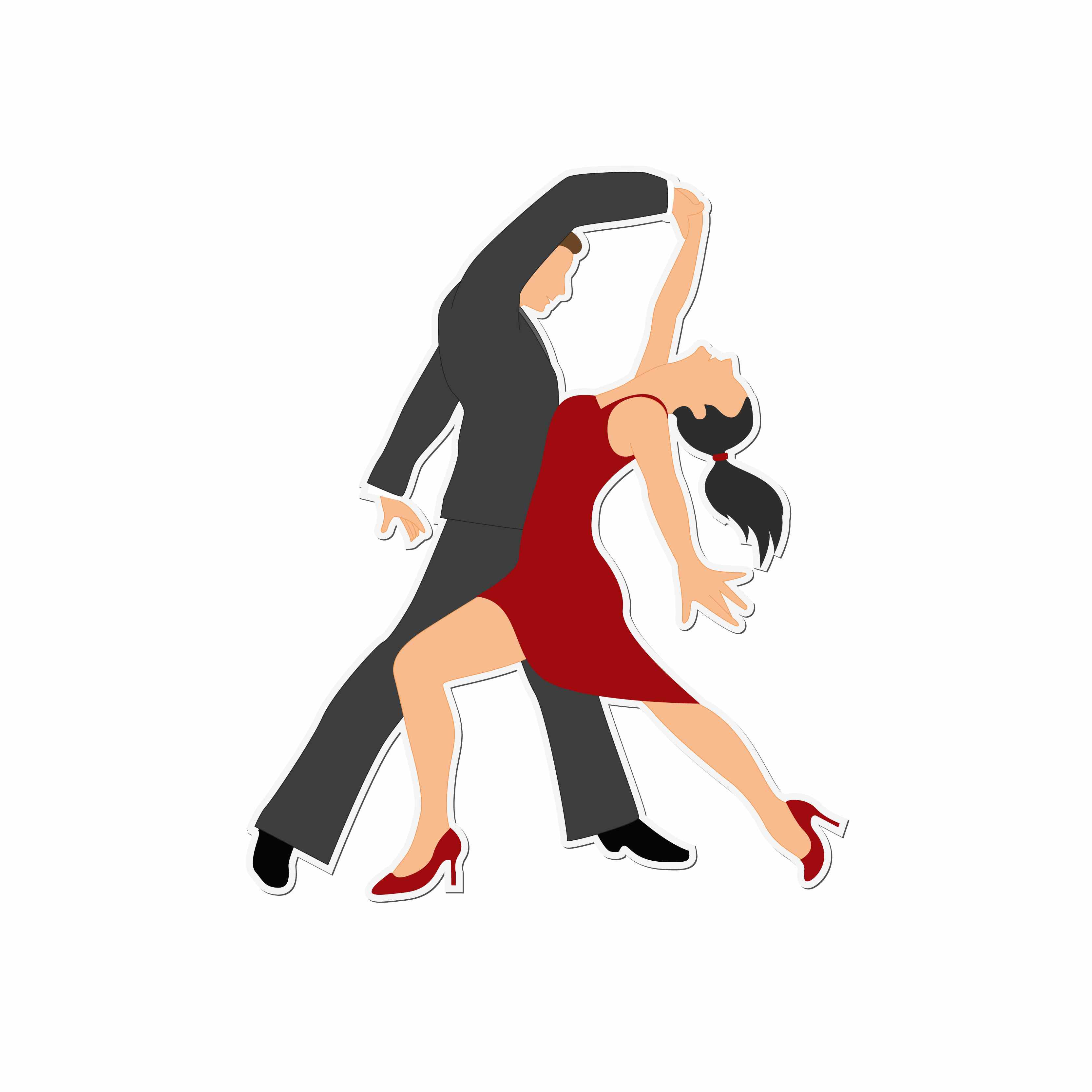 3333x3333 Couple Clipart Ballroom Dancing