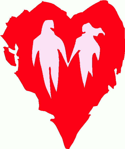 490x582 Couple In Heart Clipart Library Vector Clip Art