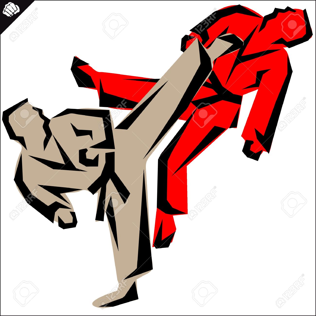 1300x1300 Martial Arts Clipart Fighter 3696023