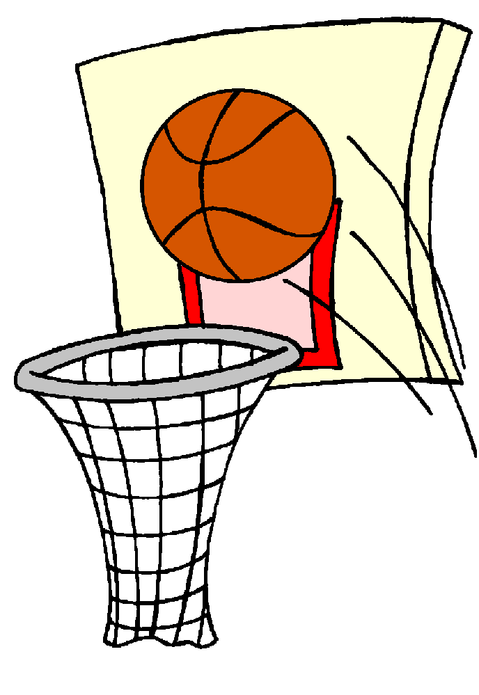 688x999 Fresh Clipart Of Basketball Freend Court Player Hoop Playing