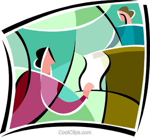 480x440 Receiving Documents From A Court Clerk Royalty Free Vector Clip