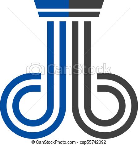 446x470 Db Pillar [Converted].eps. Db Logo. The Letters Are Formed Eps