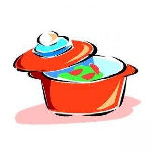 300x300 Covered Platter Clipart