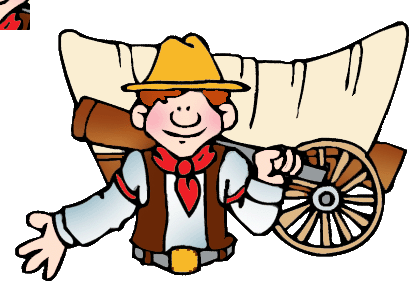 418x294 Covered Wagon Train Clipart Clipartpig