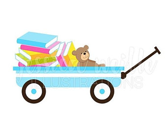 340x270 Wagon Clipart Etsy