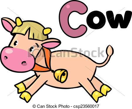 450x372 C For Cow Clip Art Vector Graphics. 17 C For Cow Eps Clipart