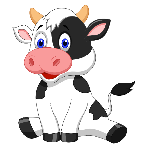 600x600 Cow Clipart