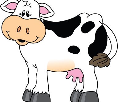 383x329 Outstanding Cow Pictures For Kids Children Free Download Clip Art