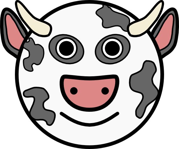 600x500 Cartoon Cow Picture Group