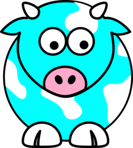 267x297 Collection Of Blue Cow Clipart High Quality, Free Cliparts