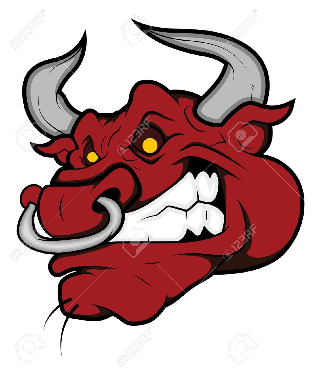 1117x1300 Ox Clipart Angry Cow