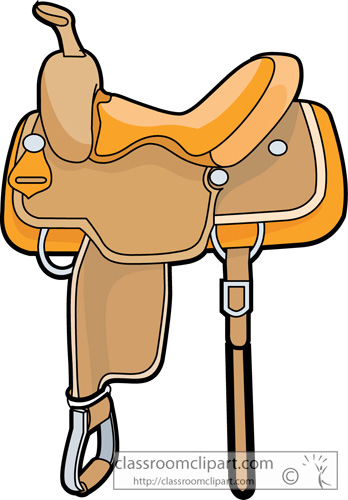 348x500 Cowboy Clipart Horse Saddle