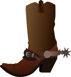 276x300 Cowboy Boot Clip Art