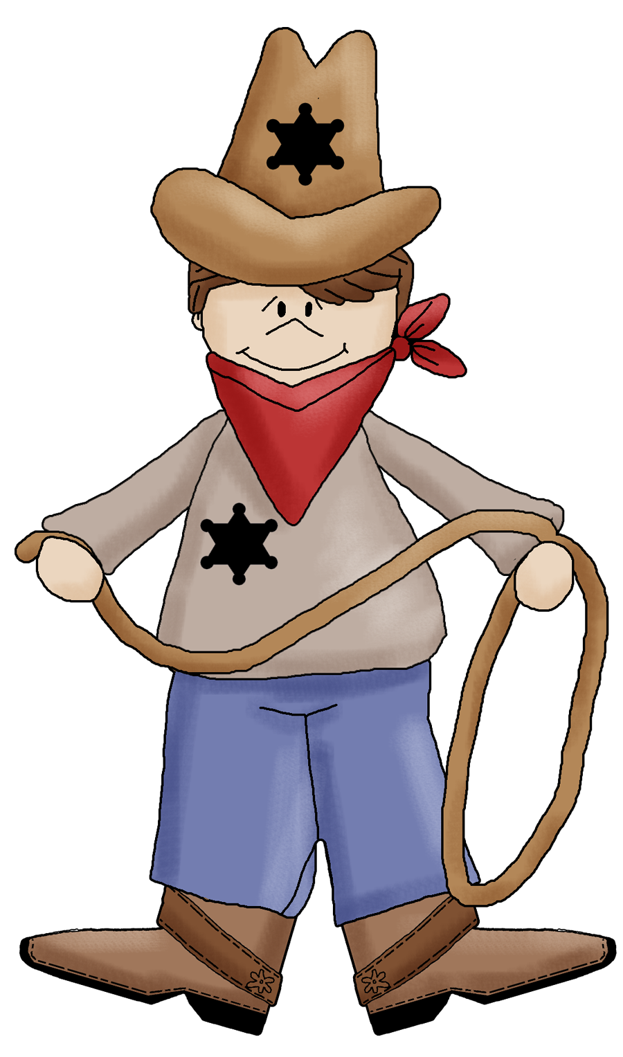 900x1527 Desktop Wallpaper Doodle Cowboy Clip Art
