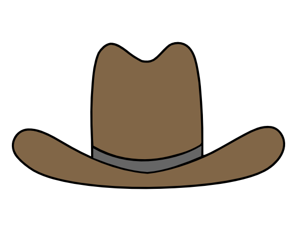 600x466 Cowboy Hat Clipart Pixel Art