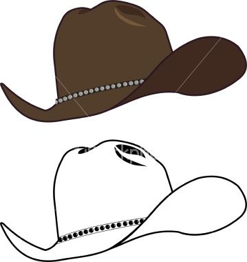 359x380 Cowboy Hat Clipart Sideways